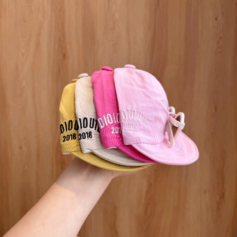 Sombrero de bebé versión coreana 2025 nuevo niño niña verano alero grande protector solar sombrero de sol sombrero de pescador gafas desmontables