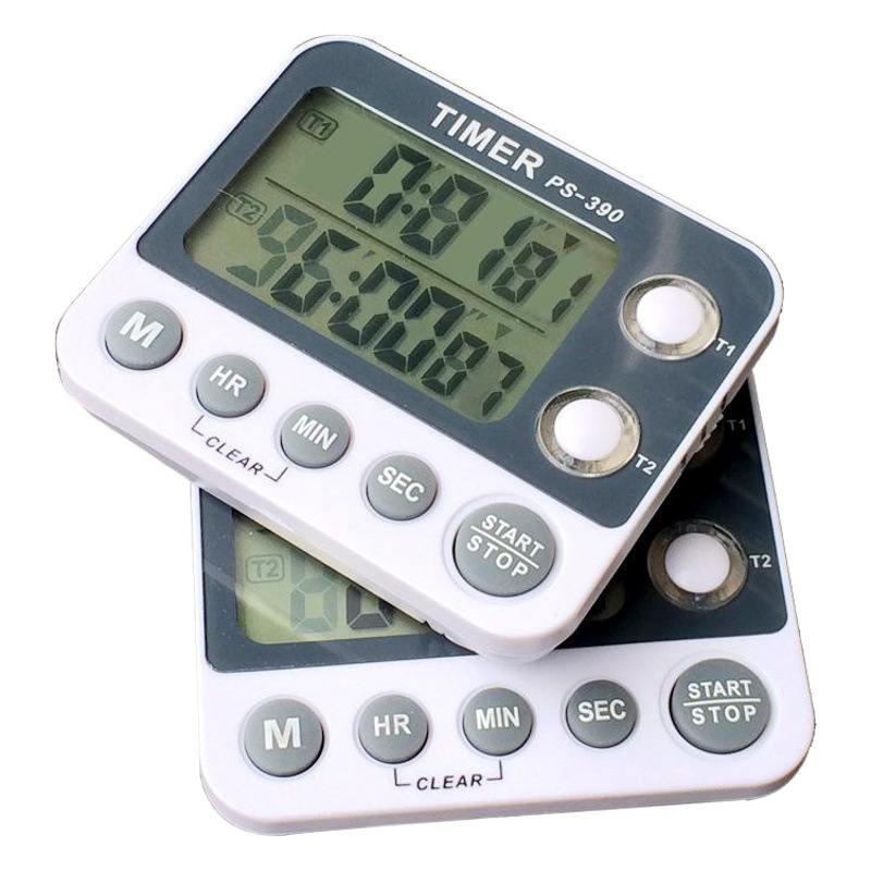 Day chasing Timer countdown Timer PS-390 flashing light two sets kitchen Timer