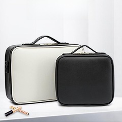 New Ins-style large-capacity storage hand-held travel makeup and nail art embroidery bag for beauty enthusiasts