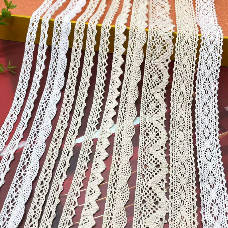 Factory wholesale cotton lace DIY cotton lace clothing accessories with sofa curtain edge cotton lace Factory wholesale cotton lace DIY cotton lace clothing accessories with sofa curtain edge cotton lace