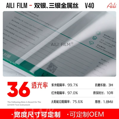 Film, Precious Metal Explosion-Proof Film, Automotive Film - 152m-x-15m-v40