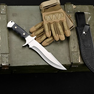 Damascus Camping Multi-Functional Fruit Knife, Portable Outdoor Handheld Meat Knife, Heavy-Duty Bone Chopping Knife