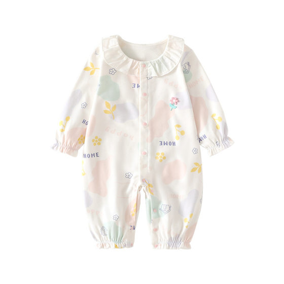 Spring Clothes Baby Clothes Boys and Girls Baby Bottoming Long Sleeve Class A Cotton Climbing Clothes Spring and Autumn Long Sleeve Sleeve