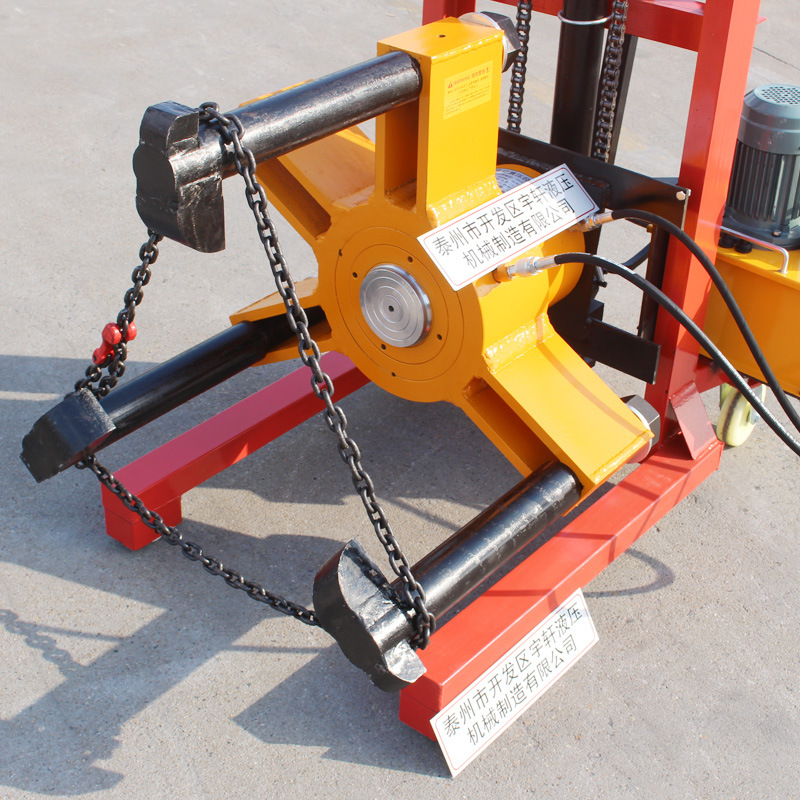 拔轮器厂二爪三爪移动液压拉马250吨电动小车车载320T升降拉马