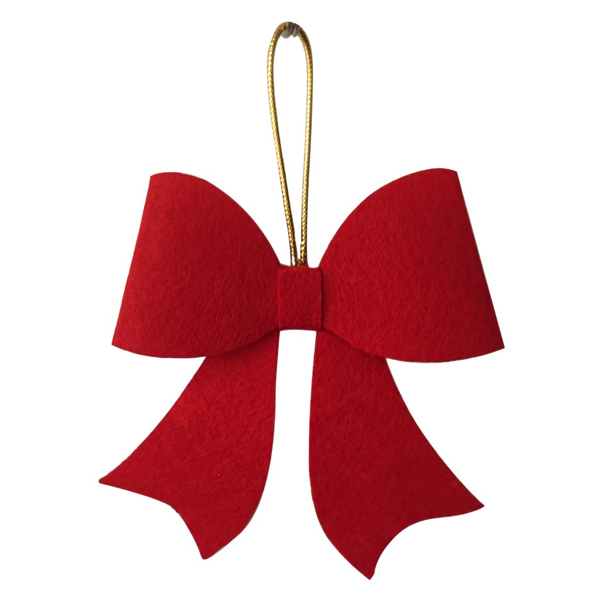 S46 Лук Рождественская елка Кулон Рождественские украшения дома Висячий Декор Украшения ручной работы Набор из 5