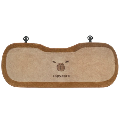 Seat cushion, seat cover – Warm Car Seat Cushion Capybara - rabbit-fur-capibala-seat-cushion-back-row-printing