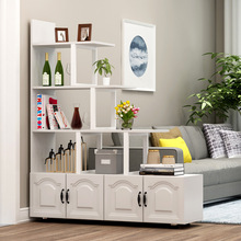 客厅隔断置物架门厅进门玄关柜双面花架装饰屏风沙发旁北欧经济型