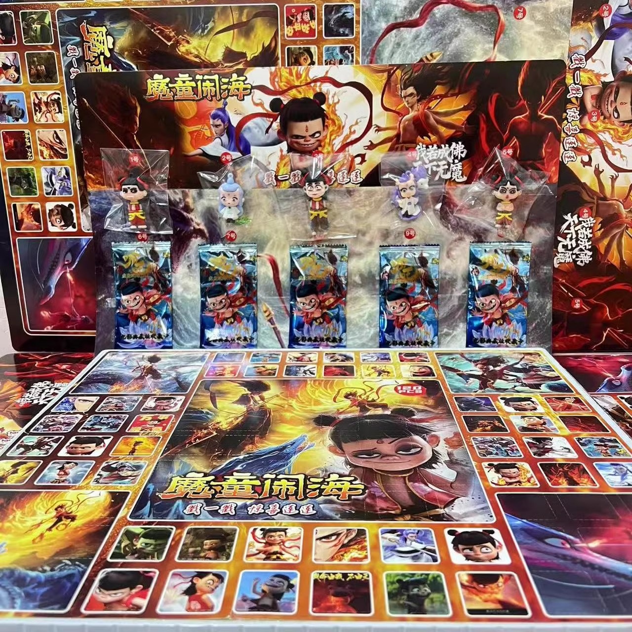 Nezha Dongdong Le caja ciega popularidad en línea Sanliogou caja ciega Nezha caja ciega hecha a mano juguete de tendencia