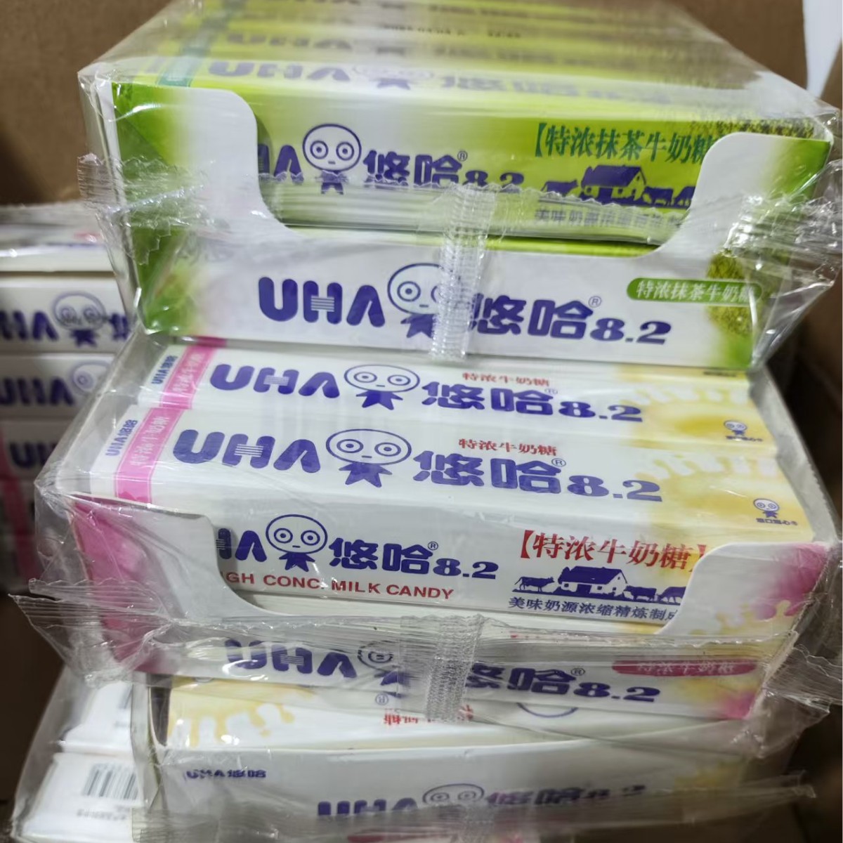 UHA悠哈特浓牛奶糖硬质型奶糖 UHA悠哈酷露露果汁软糖40g零食批发