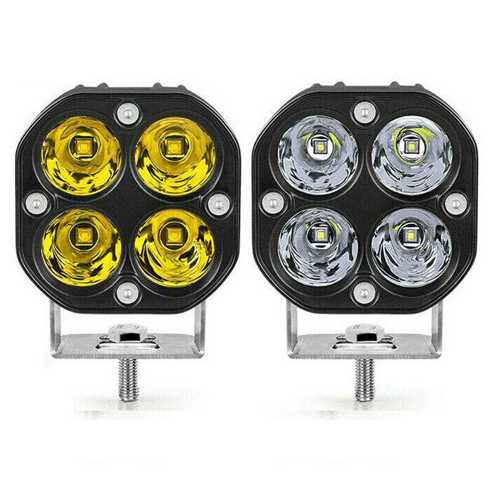 Car 3inch Led Work Light 4Led High-Brightness 40W Spotlight Modified Off-Road Vehicle Light Engineering Auxiliary Light