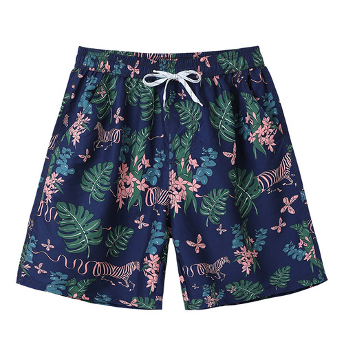 Factory direct sales new quick-drying vacation couple beach pants men's loose-fitting seaside swimming and surfing quick-drying shorts