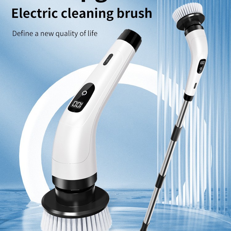 全屋电动地刷清洁刷强劲家用长柄可调节无线大功率防水升级版