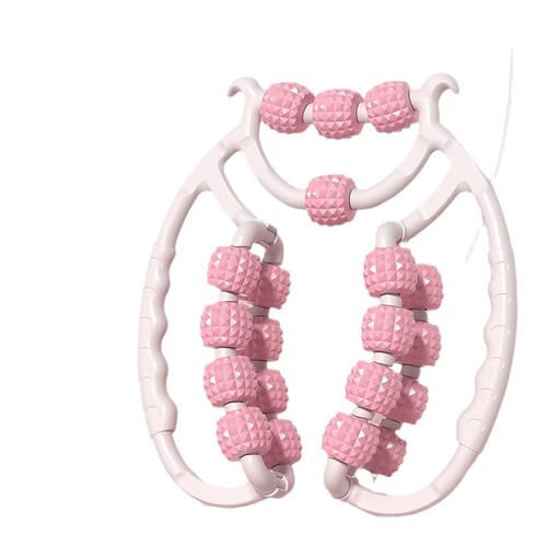 20-wheel double-row ring leg clamp, calf slimming device, muscle elimination leg beautifying device, relaxing roller shaft exercise leg slimming device