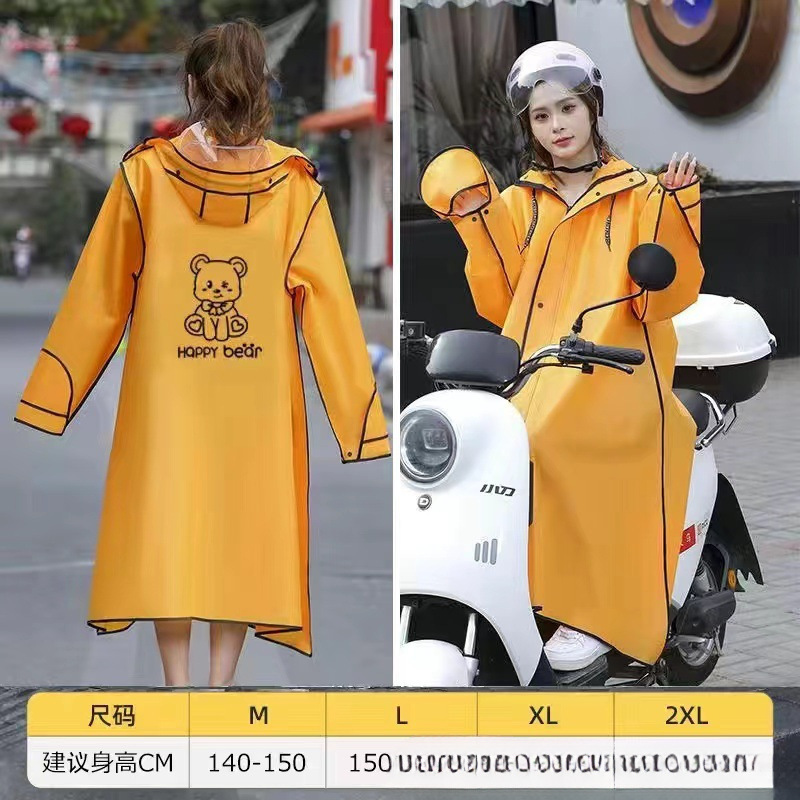 Capa de lluvia eléctrica de todo el cuerpo a prueba de tormentas para adultos para montar bicicletas para hombres y mujeres para alargar la cubierta de los pies del nuevo abrigo de lluvia