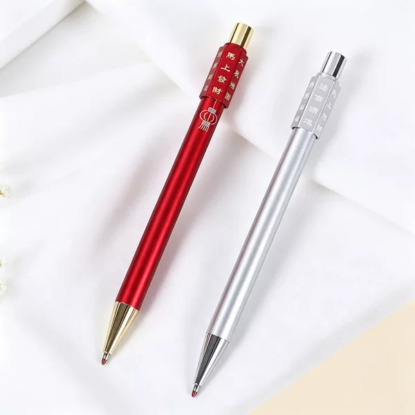Creative and personalized twist-action ballpoint pen, fun rotating design for stress relief, ideal as an office writing gift, available for wholesale