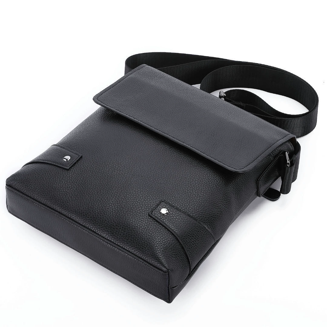 Leather one-shoulder bag, bag strap, laptop, genuine leather, Korean style, business version, wholesale