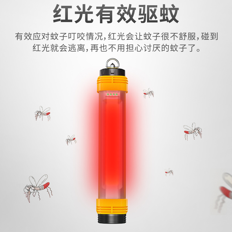 Transfronterizo nueva fuente de luz doble camping luz al aire libre impermeable emergencia trabajo luz lámpara de mesa de iluminación con imán carga tesoro