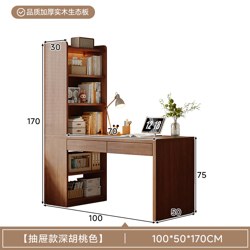 Escritorio de esquina estante escritorio en una mesa estudiantil escritura en el hogar escritorio de estudio dormitorio escritorio de computadora de madera sólida