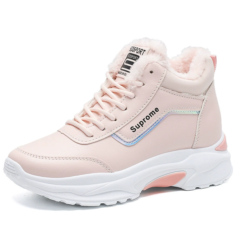 Winter high warm sports shoes, casual footwear platform