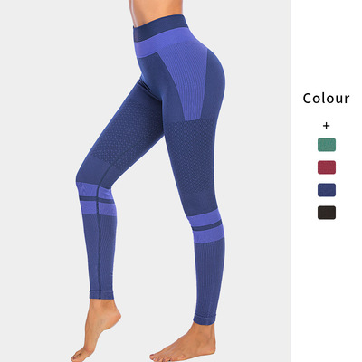 亚马逊欧美速干运动紧身裤 提臀健身运动裤裸感高腰蜜桃臀瑜伽裤|ru