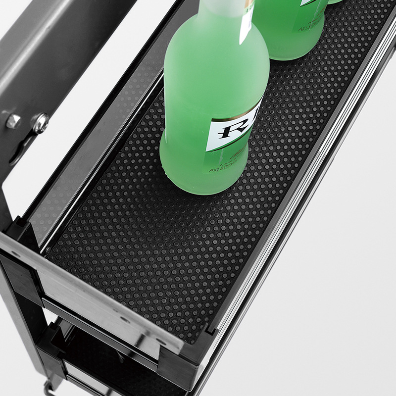 Cesta lateral para gabinetes de cocina totalmente de aluminio Cesta de condimentos para gabinetes de fondo estrecho y pequeño Fabricante de cestas de condimentos para cajones de almacenamiento