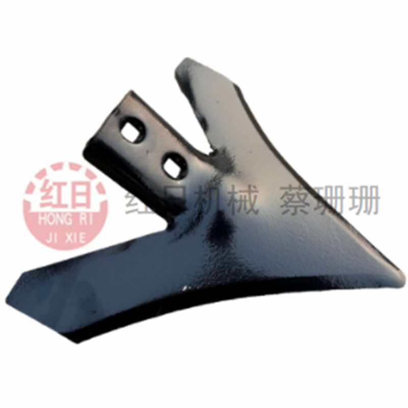 农机配件松土铲犁尖红日厂家供应65锰弹簧钢犁尖铧犁犁腿