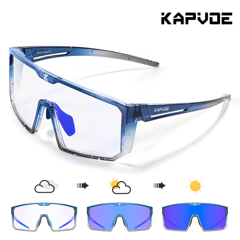 Gafas de Ciclismo Deportivo de TR90 con Protección UV y Marco Completo para Deportes al Aire Libre