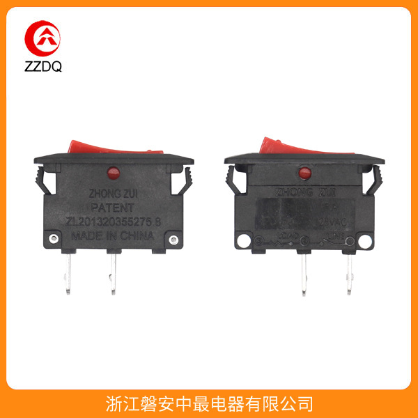 K1 黑体不透明红带灯过载保护开关不带灯过载开关