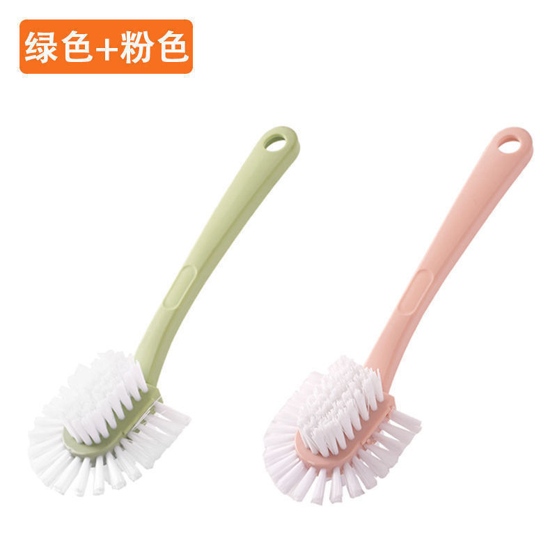 [사용 걱정 없음] 5면 구두솔 [그린+핑크]