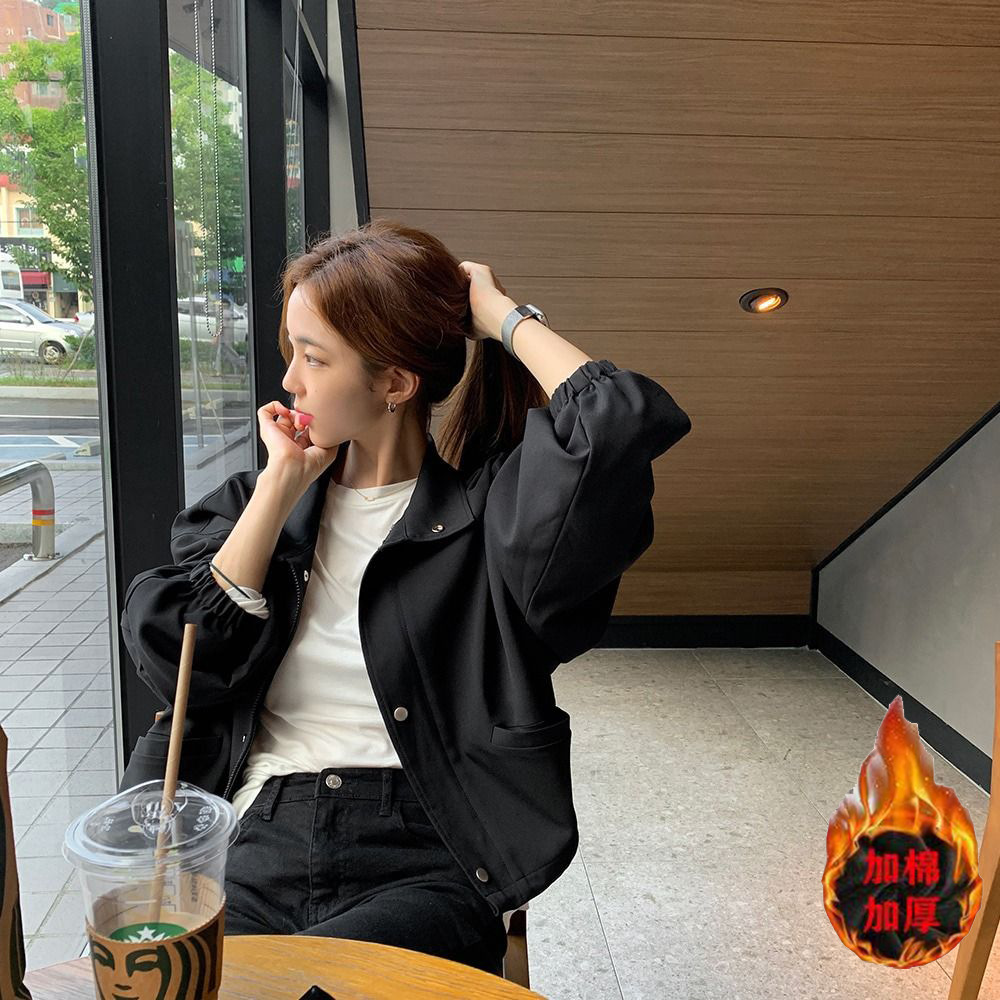 블랙 코튼 안감