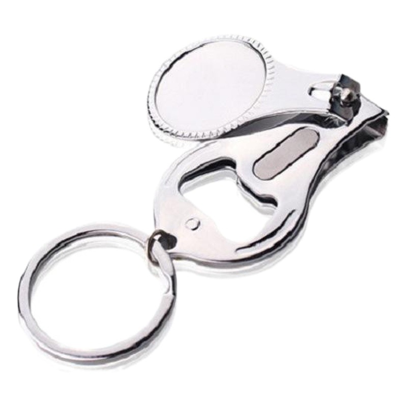 Nail Clippers bottle opener small gifts printed advertising multifunctional manicure nail clippers printed logo two-dimensional code