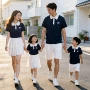短袖幼儿园夏季四口班服