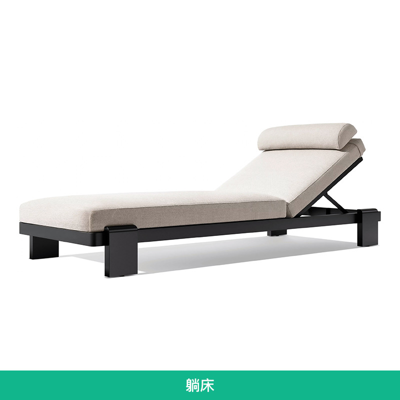 Sofá al aire libre mesa y silla combinación mesa de centro mesa y silla patio villa hotel restaurante jardín impermeable protección solar ocio nórdico
