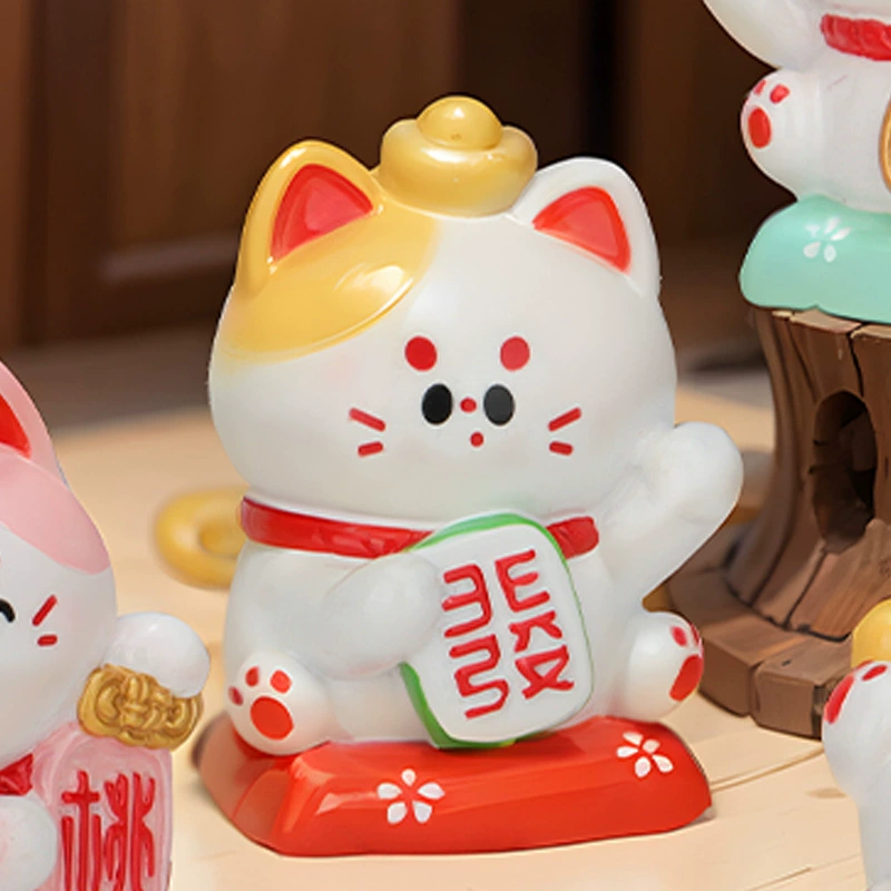 Новый милый питомец-фигура котенок стикеры Meow, защитная коробка, творческие настольные украшения, декоративные подарки на праздники