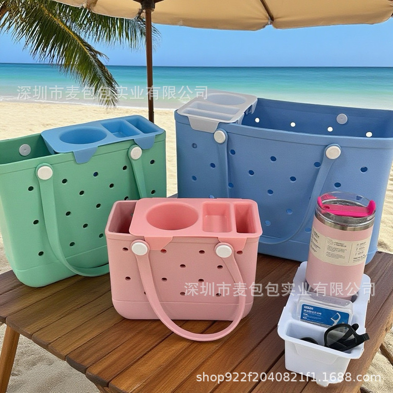 European and American Cross-Border Bogg Bag Lid Accessories Eva Beach Bag Tray Stanley Cup Holder Suitable for Various Sizes, Detachable European and American Cross-Border Bogg Bag Lid Accessories Eva Beach Bag Tray Stanley Cup Holder Suitable for Various Sizes, Detachable