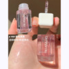 Transparent glossy moisturizing lip gloss, intense hydration, mirror effect, plump lips effect