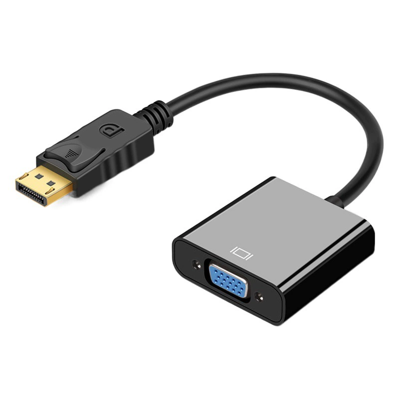 Большой DP к конвертеру видео обломока 1080P молнии DisplayPort переходники VGA HD полностью медному