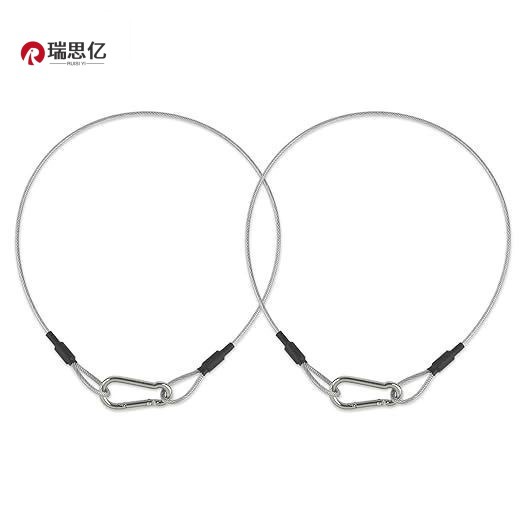不锈钢安全灯具吊绳防坠保险防盗钢丝吊线钢丝失手绳路灯