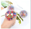 Inflatable toy, rainbow water polo ball, seven-coloured beads, anti-stress, creative gift, new collection