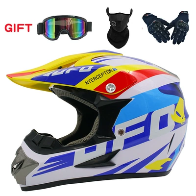 Motosiklet kaskı (dəbilqə) — electric car full helmet air - white-ufo-goggles-mask-black-gloves-s