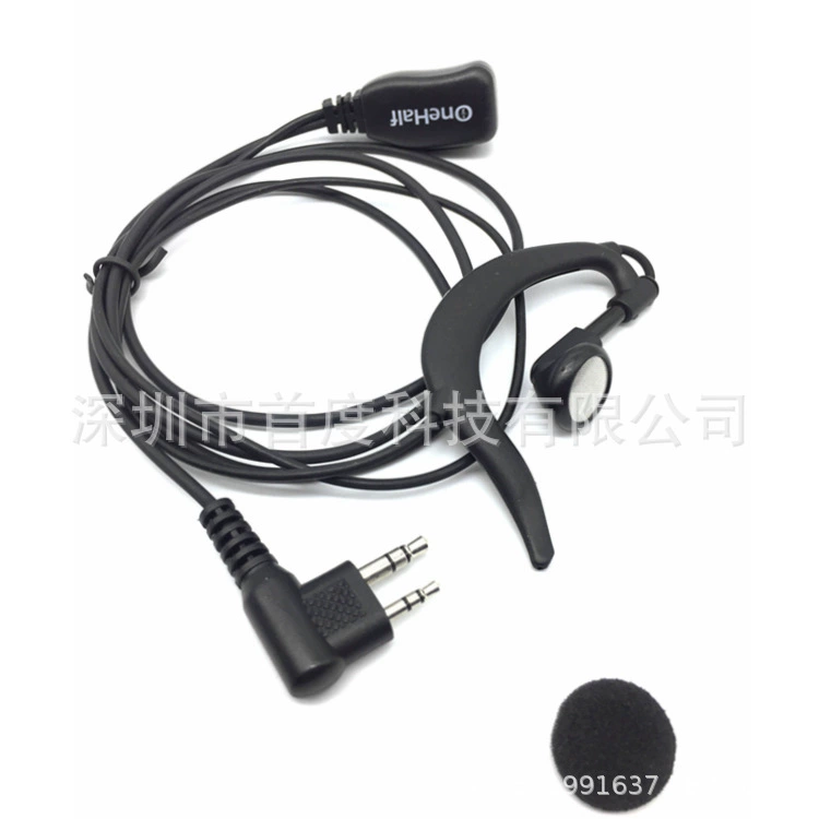 M двуигольный TC500S 610 620 700 гарнитура с микрофоном, наушники с дужкой за ухо, двойной микрофон, прочный 8-жильный