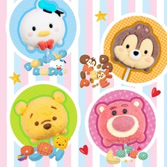 Disney Strawberry Bear Donald Duck Elsa Princess Shaped Churros Cotton Candy Christmas Gift Candy