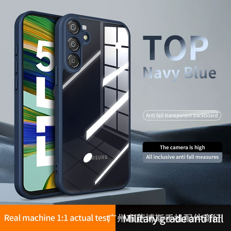 (Кросс-бордер торговля), samsung, совместимый GalaxyF15, прозрачный чехол для телефона, акриловый GalaxyM15, защитный чехол, 5G, 2 в 1, 5G