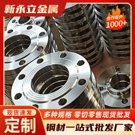 316不锈钢法兰板式焊接平焊法兰大口径锻造304不锈钢法兰批发