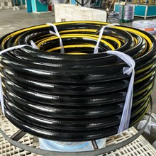 高压防爆管耐磨高压风管水管PVC风炮管冲洗水管三胶两线高压胶管