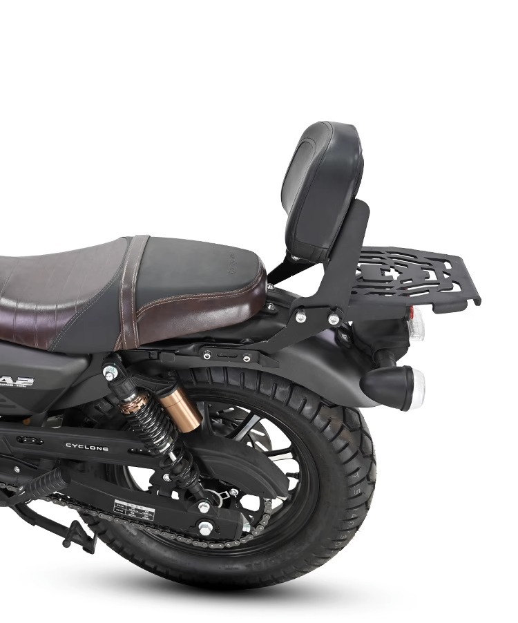 Muscle car Wolf suitable for saikelon RA2 backrest tail shelf rear tail frame tail wing multifunctional folding backrest modification