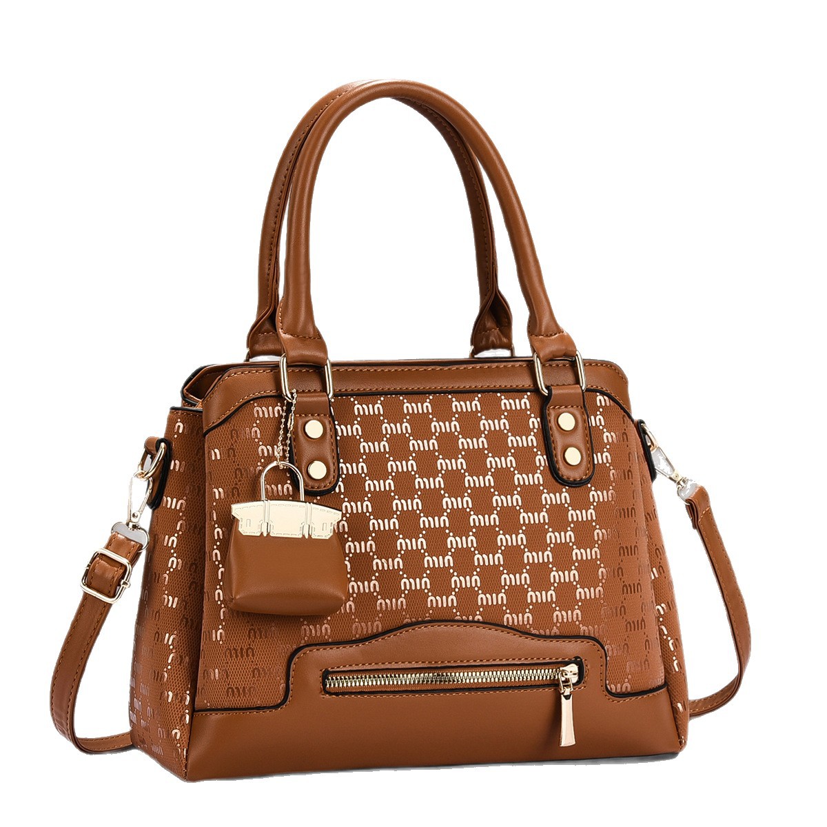 Nueva versión coreana de otoño e invierno de moda mensajero moda bolso de mujer temperamento bolso de mujer bolso grande bolso de hombro de mujer salvaje