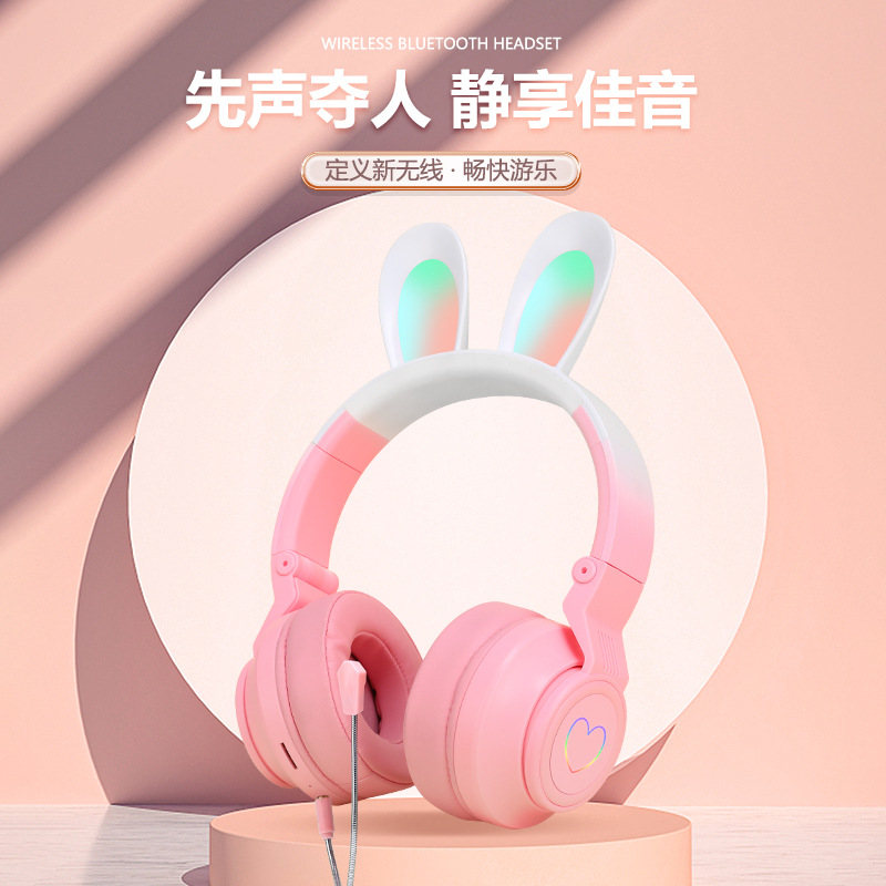 Nuevo gradiente de color auricular inalámbrico JST-29PRO Bluetooth tarjeta plegable huaqiang Norte Venta caliente