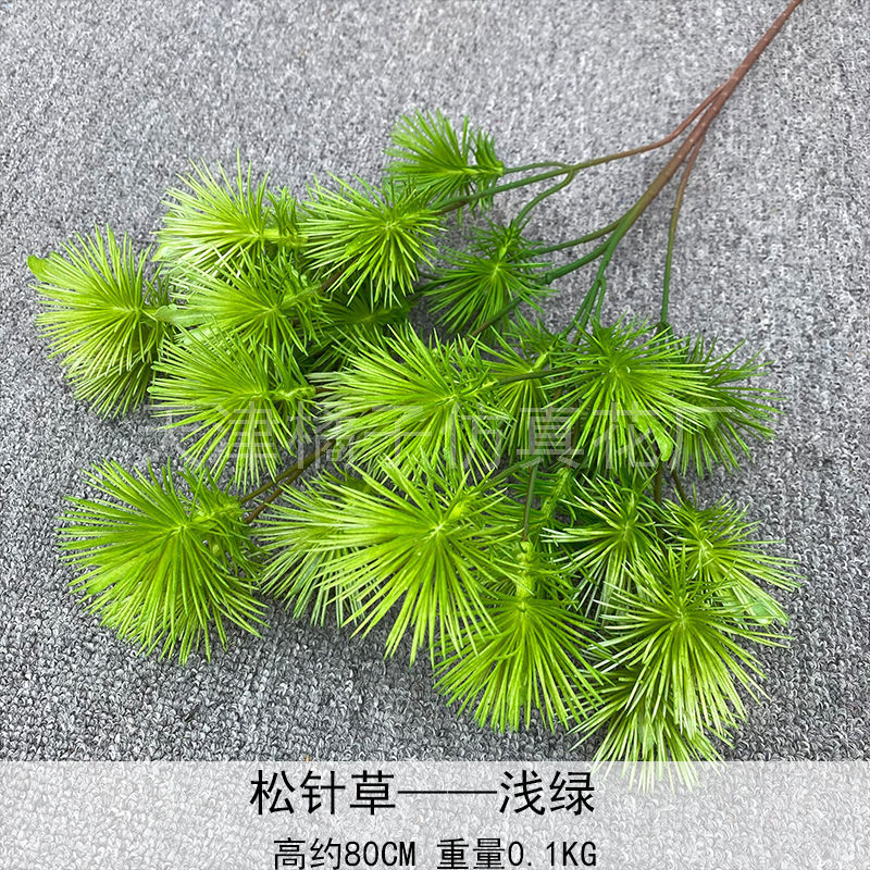 Flores de boda de alta calidad de flores de madera verde de bambú y lirio de pino masson de alta calidad
