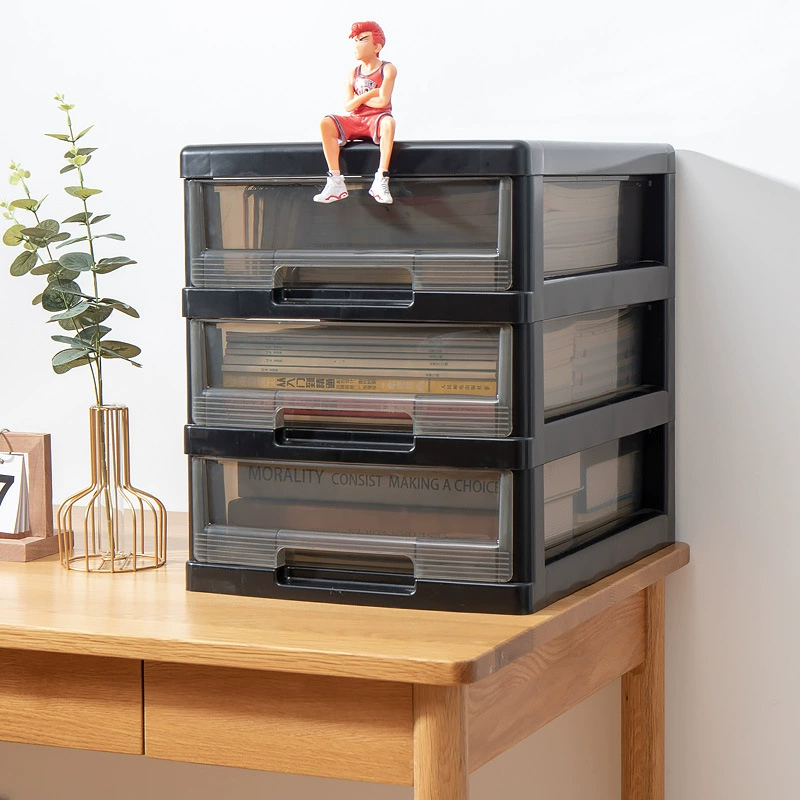 Офисный Настольный файловый ящик шкаф для хранения ящик многослойный ящик для хранения полок пластиковый шкафчик бытовой артефакт